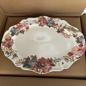 Pottery Barn Piper Floral Platter!